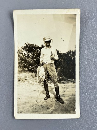 Vintage fishing photo - vintage,